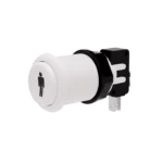 Bouton arcade concave PSL-H 1P blanc