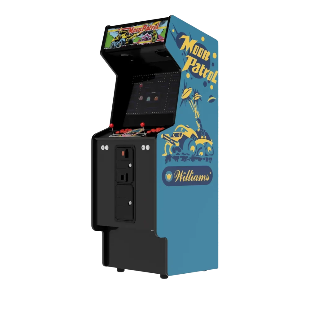 Borne arcade Gremlin S MM Workshop avec décor Moon Patrol et monnayeur