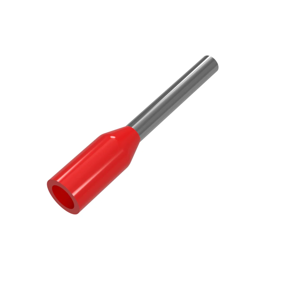 Terminal de câble électrique 0.5mm² 8mm rouge – Image 2