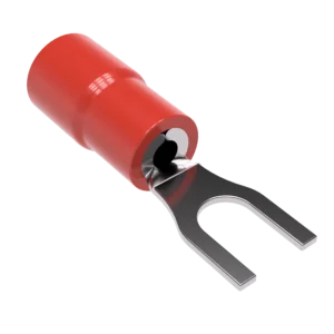 Cosse fourche rouge