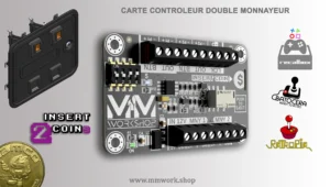 installer deux monnayeurs coin acceptor Recalbox, Retropie, Batocera, borne arcade