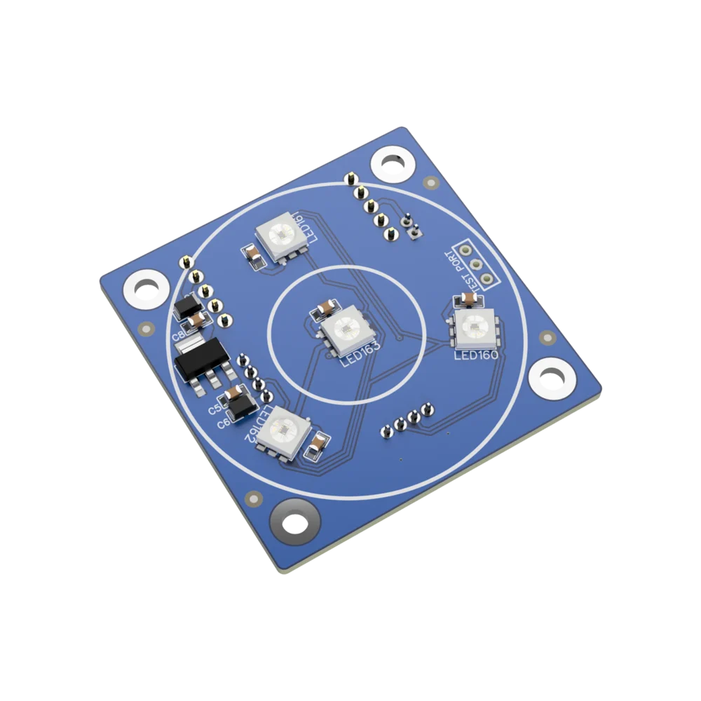VDARTS PCB Centre Bull RGB LED CHOC FN