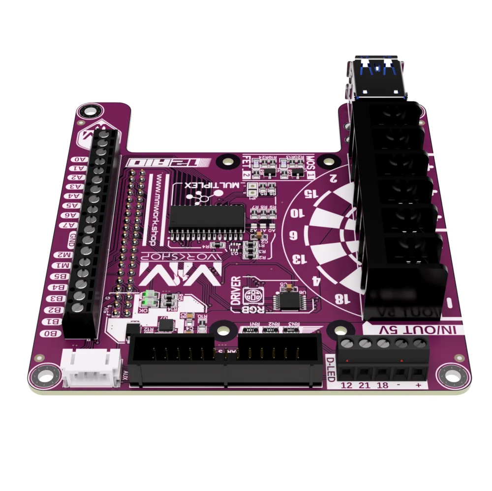 Dartcab controller mother Board 12 AIO VDARTS Granboard Canaveral Raspydarts ALL In One 3