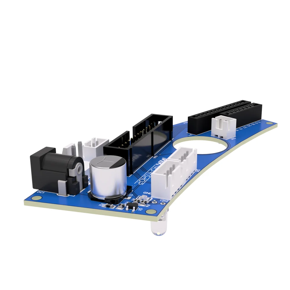 Carte électronique pour VDARTS H4L compatible Raspydarts avec MOSFET pour LED et bouton joueur suivant