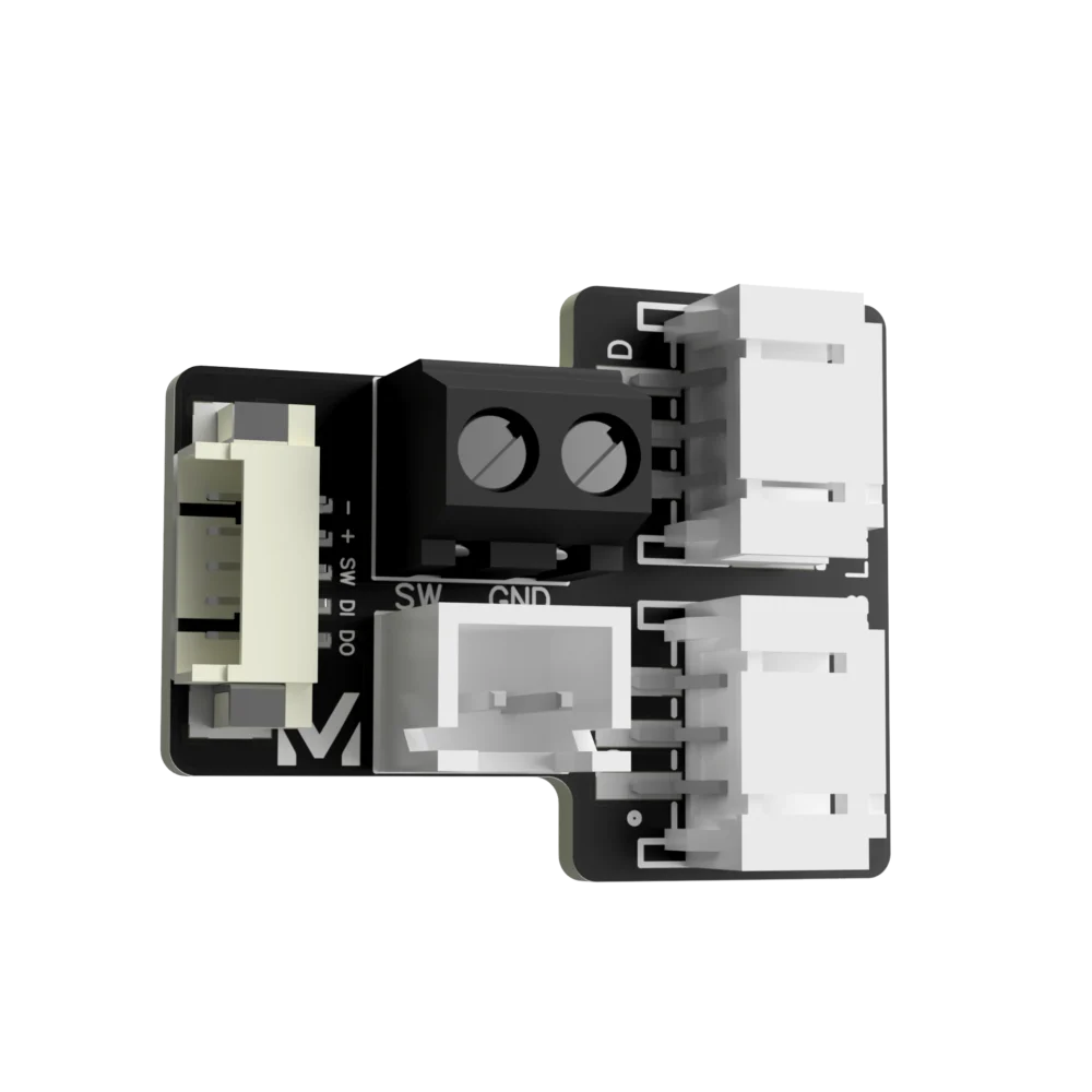 Adaptateur 1.25 5P vers PH2.0 3P pour les LEDs RGB + XH/bornier pour le switch
